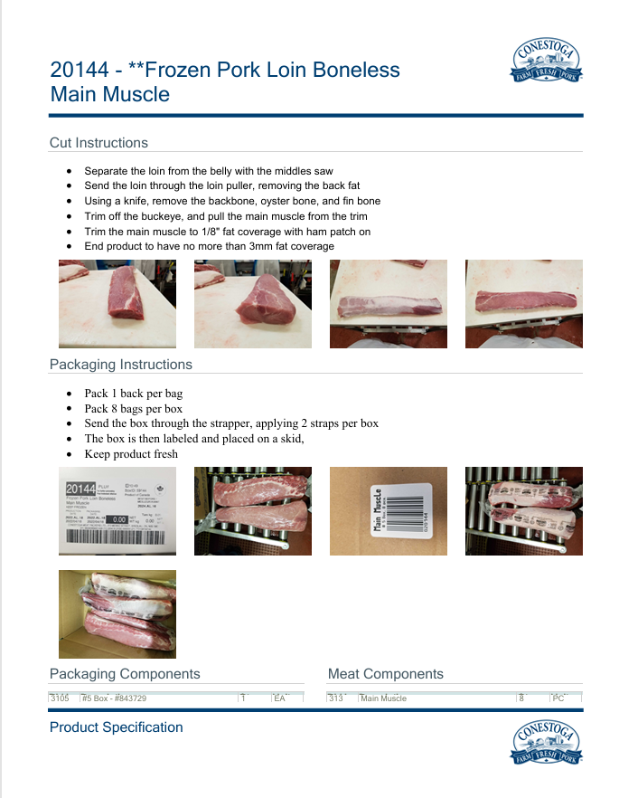 進口加拿大里肌